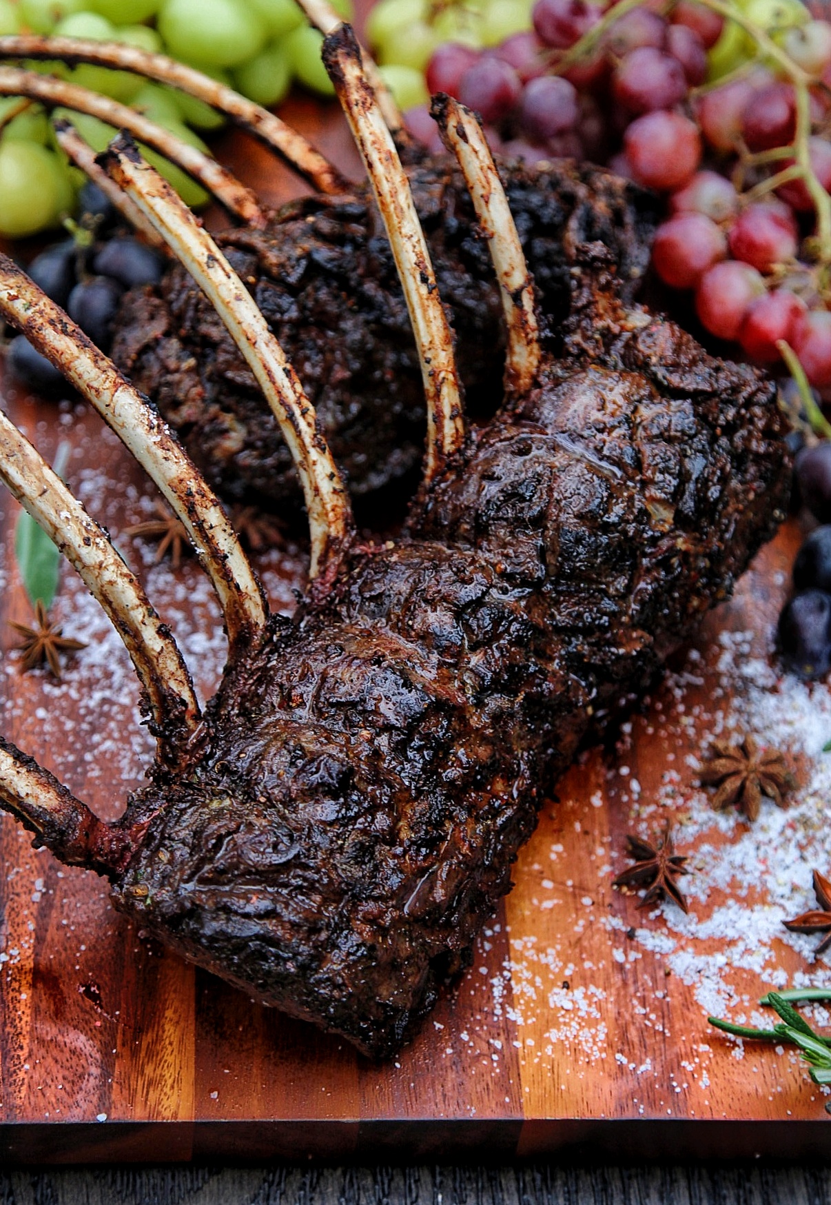 How about that crust? Fire up the grill for an unforgettable adventure with the most incredible Smoked Venison Backstrap Tomahawk - This recipe is a total game changer!