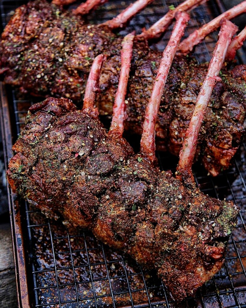 Chocolate, spice and everything nice! Fire up the grill for an unforgettable adventure with the most incredible Smoked Venison Backstrap Tomahawk - This recipe is a total game changer!