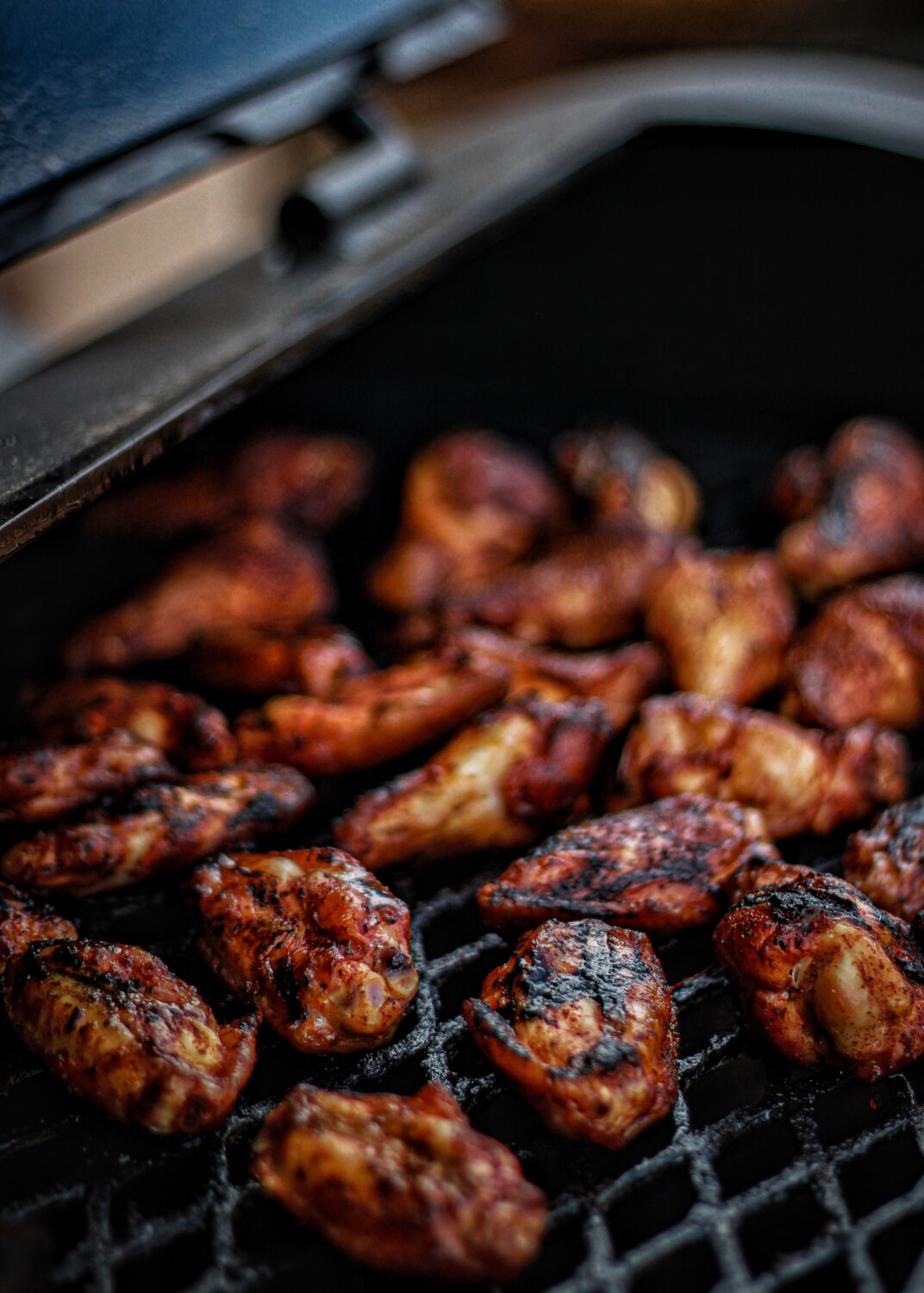 Smoked Apricot-Glazed Chicken Wings