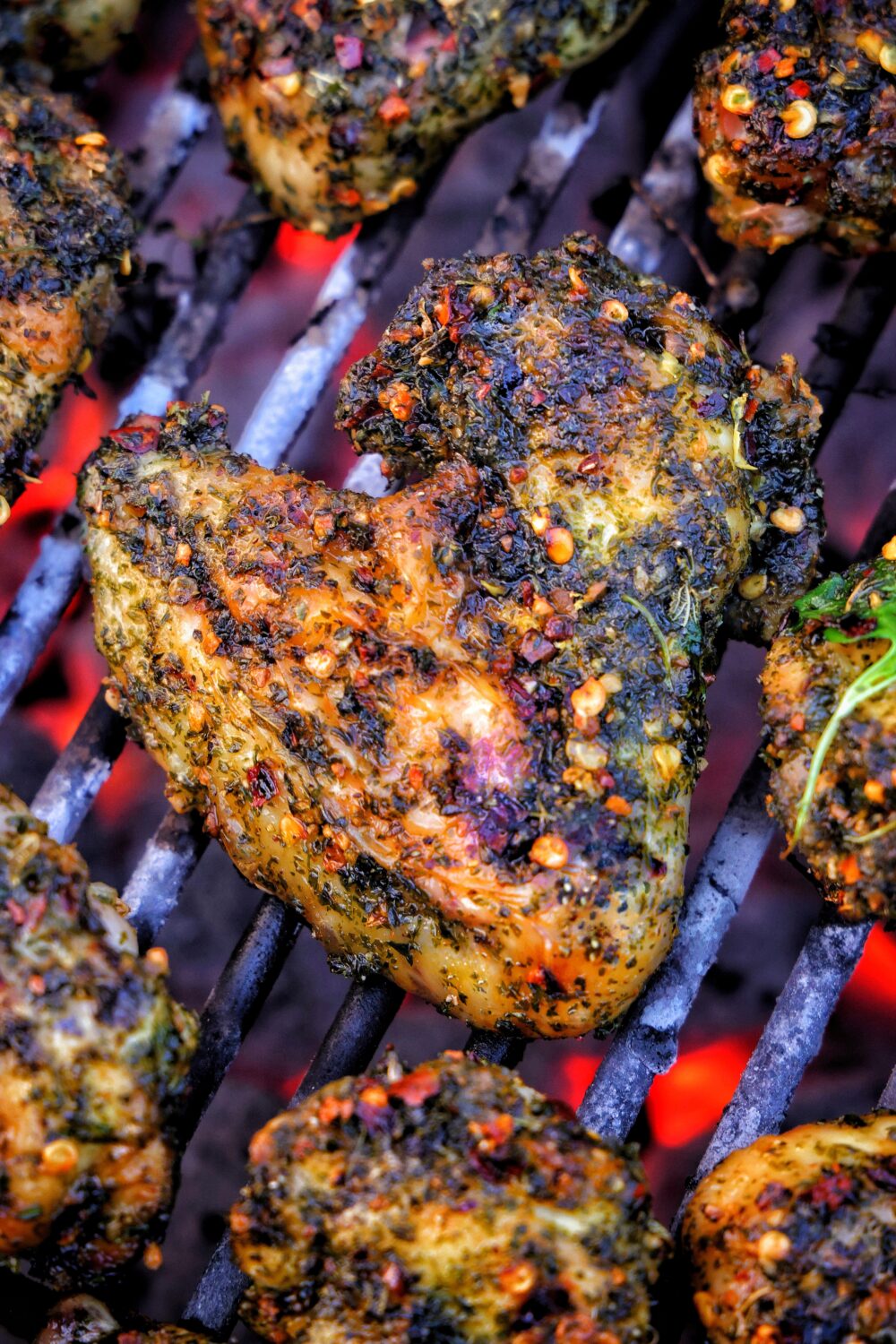 Smoked Chimichurri Chicken Wings