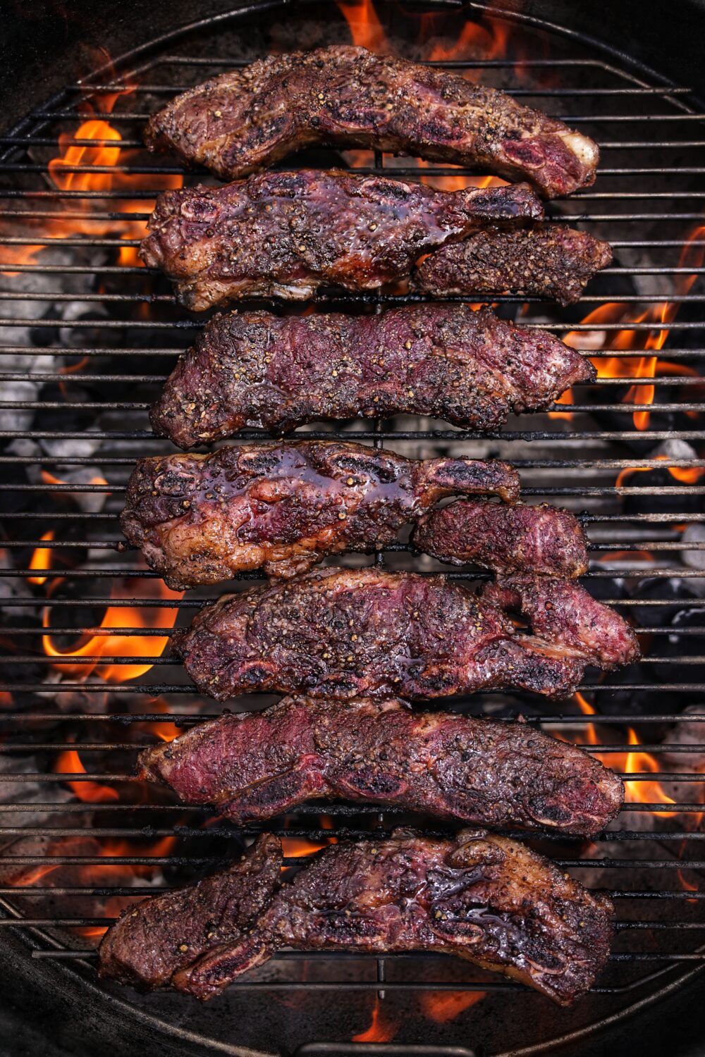 These Central American-inspired flanken beef ribs are perfect when prepared directly over live fire!
