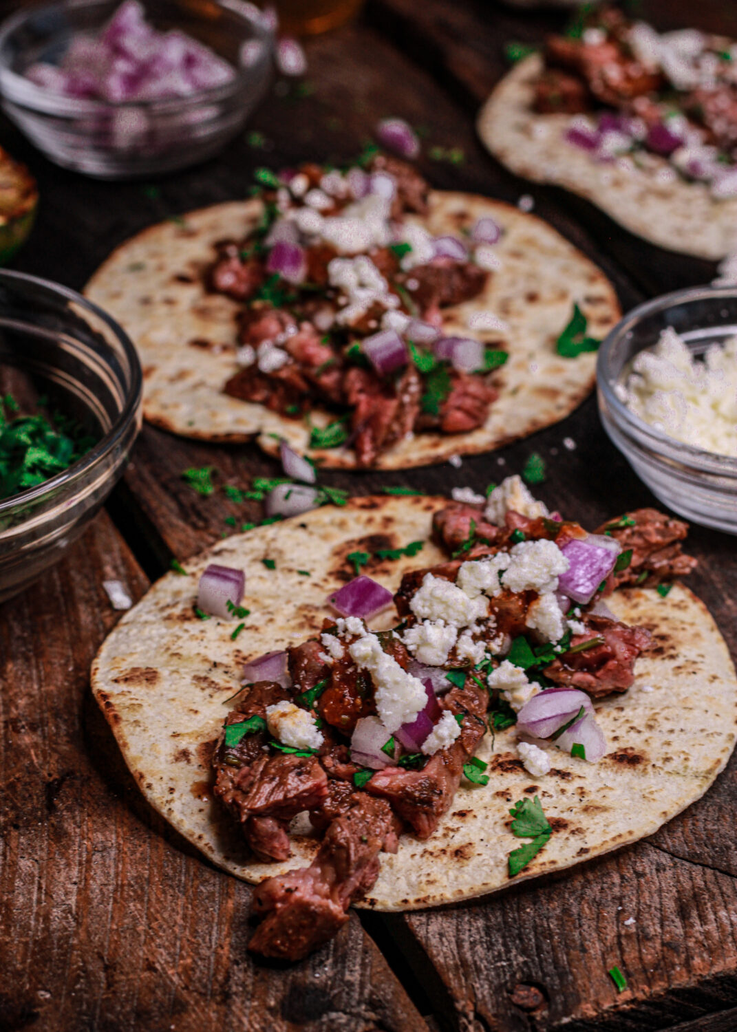 carne asada tacos